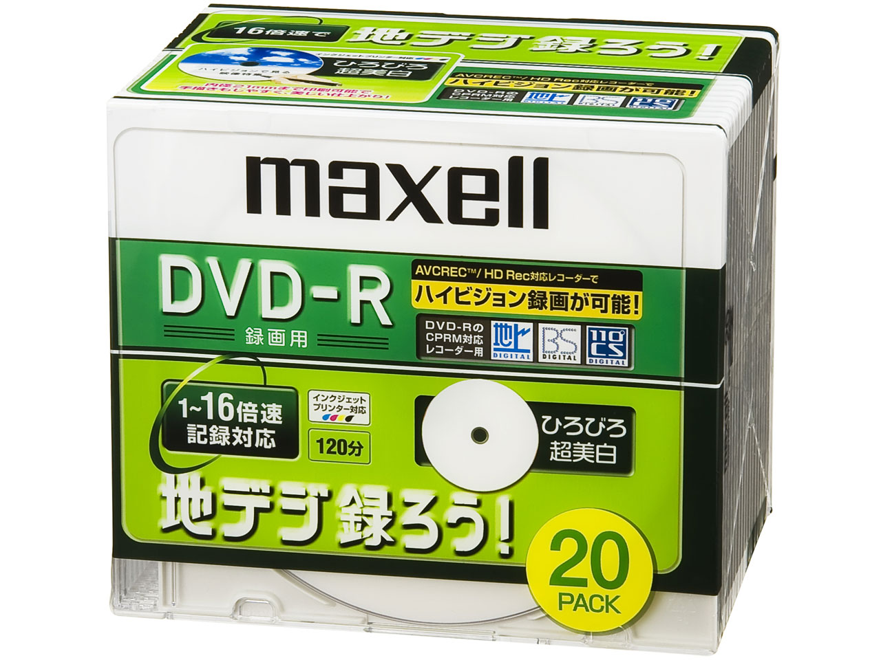 DRD120CTWPC.20S [DVD-R 16�{�� 20���g]