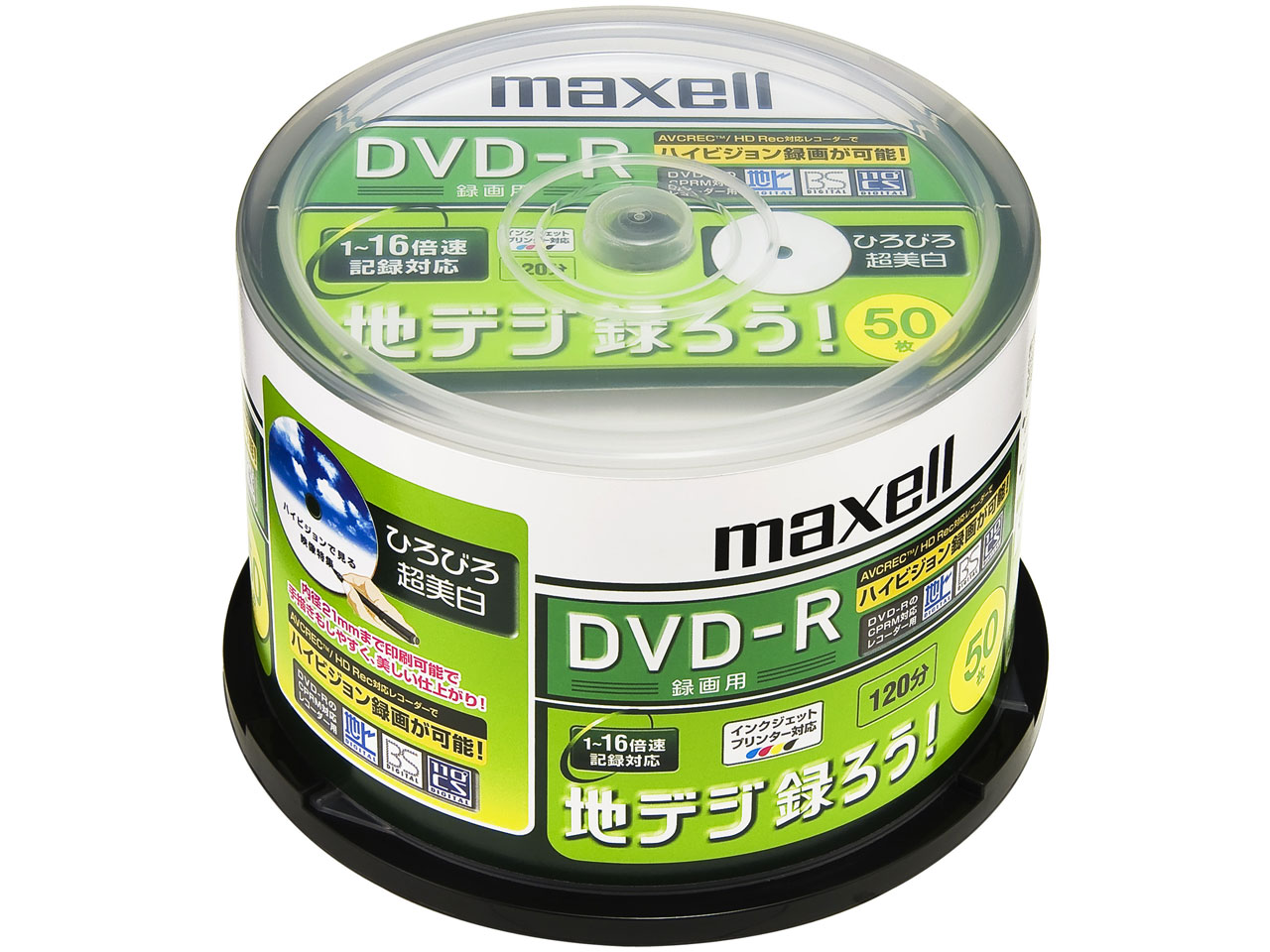 DRD120CTWPC.50SP [DVD-R 16�{�� 50���g]