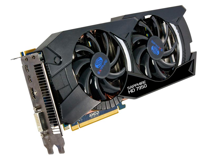 SAPPHIRE HD7950 3G GDDR5 PCI-E HDMI/DVI-I/DUAL MINI DP OC VERSION [PCIExp 3GB �o���N]