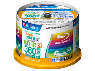 VBR260YP50V1 [BD-R DL 4�{�� 50���g] �̐��i�摜