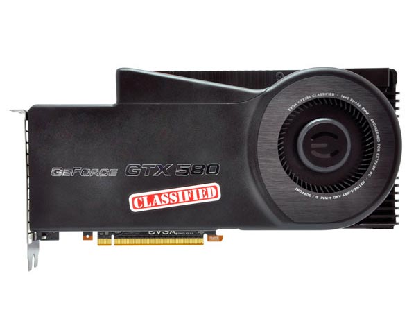 GeForce GTX 580 Classified Ultra 3072MB 03G-P3-1595-AR [PCIExp 3GB]