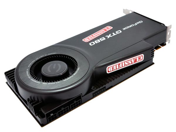 GeForce GTX 580 Classified Ultra 3072MB 03G-P3-1595-AR [PCIExp 3GB]