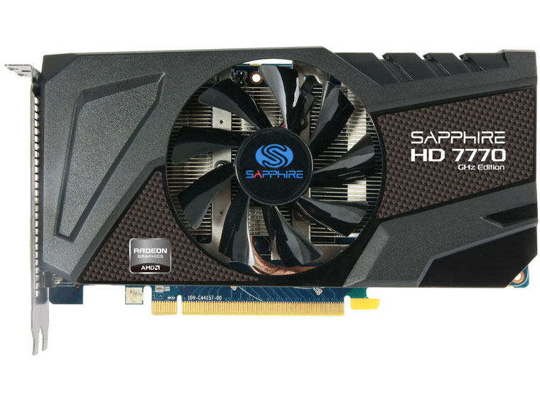 SAPPHIRE HD7770 1G GDDR5 PCI-E HDMI/DVI-I/DUAL MINI DP [PCIExp 1GB]
