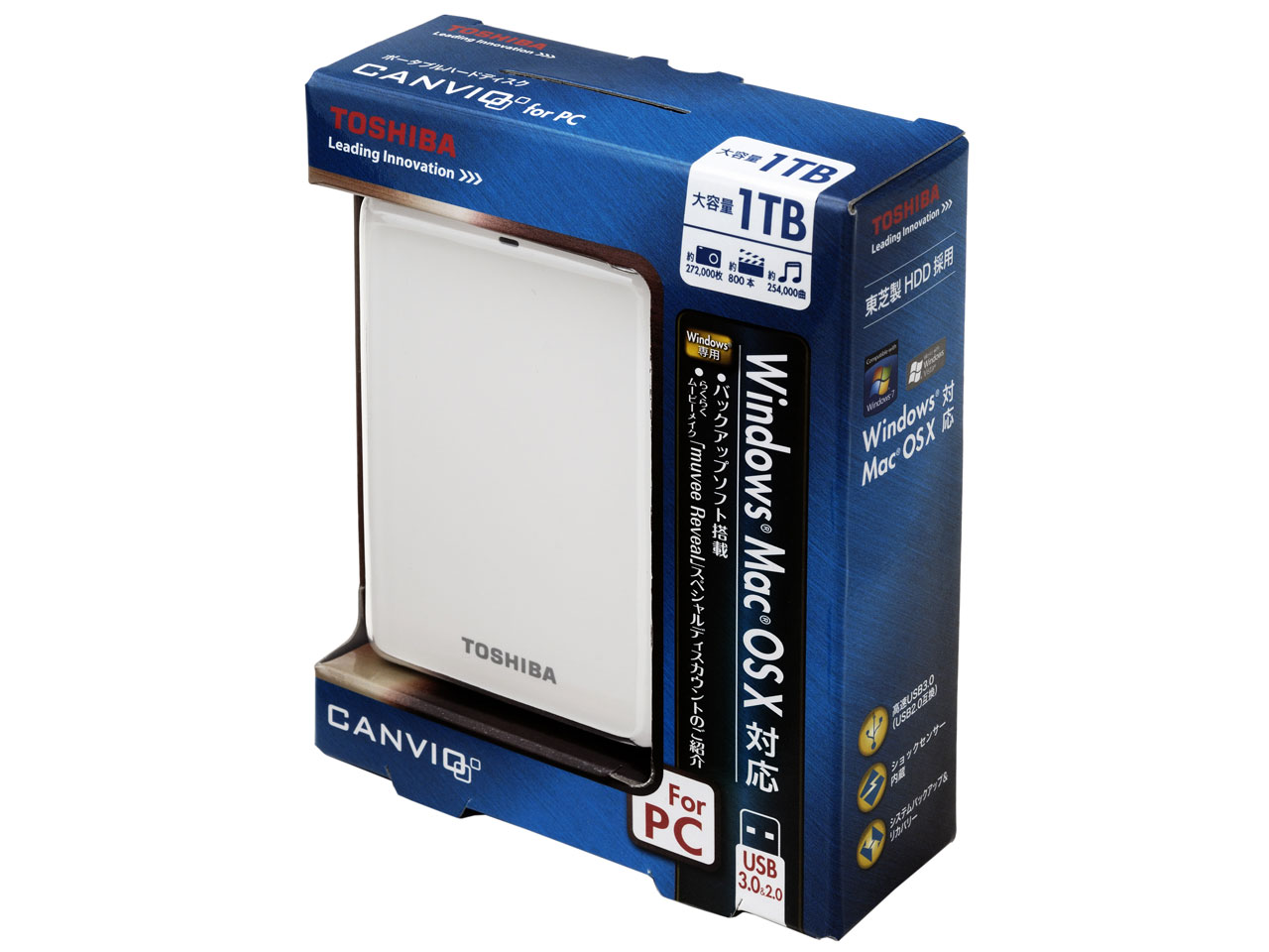 CANVIO HDTC610JW3A1 [�z���C�g]