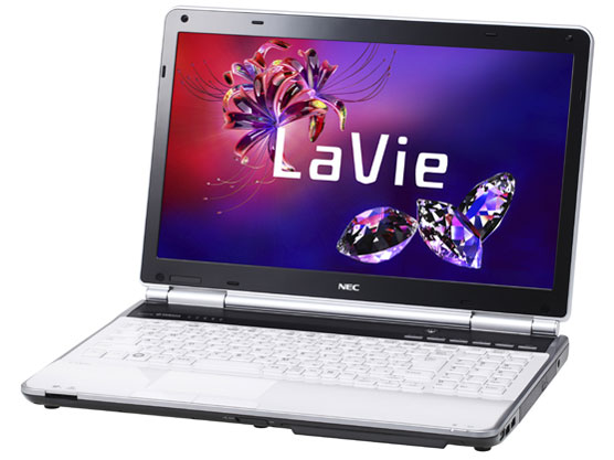 LaVie G �^�C�vL PC-GL245UEDS 320GB���f�� [�N���X�^���z���C�g] �̐��i�摜