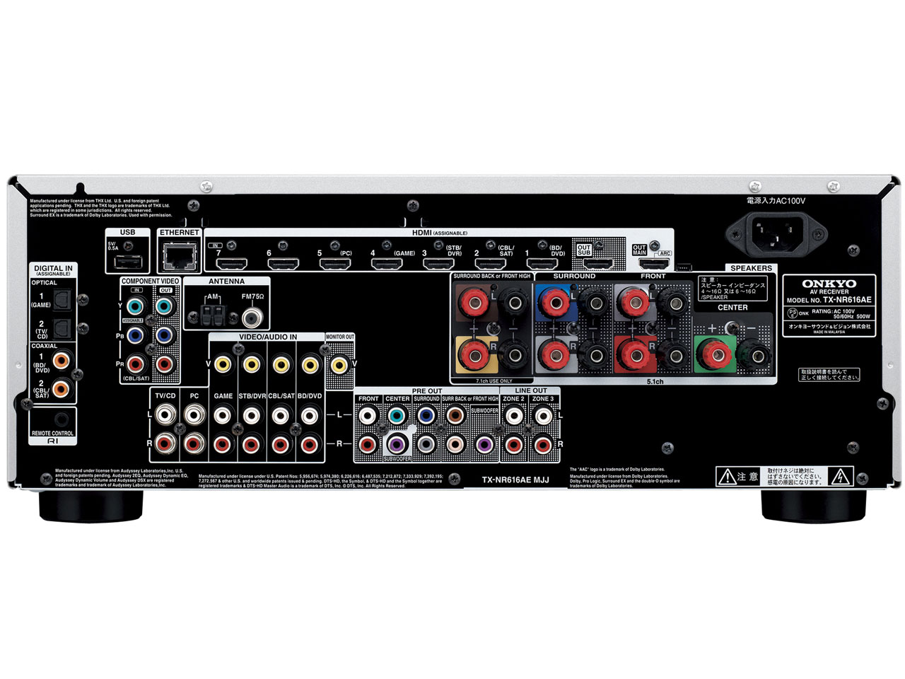 TX-NR616(S) [�V���o�[]