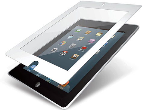 iPad 2012�p�C�A�[���t�B����(�玉����h�~) TB-A12FLBCWH [�z���C�g] �̐��i�摜