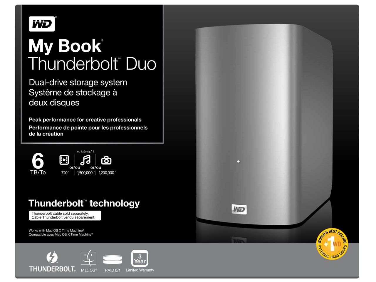 My Book Thunderbolt Duo WDBUPB0060JSL