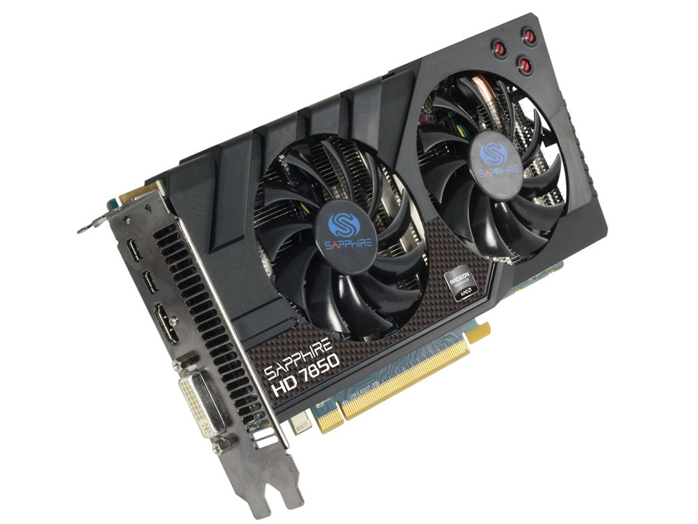 SAPPHIRE HD7850 2G GDDR5 PCI-E HDMI/DVI-I/DUAL MINI DP [PCIExp 2GB �o���N]