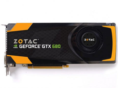 ZOTAC GeForce GTX 680 ZT-60101-10P [PCIExp 2GB]