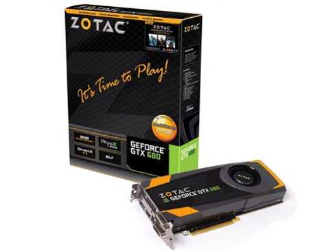 ZOTAC GeForce GTX 680 ZT-60101-10P [PCIExp 2GB] �̐��i�摜