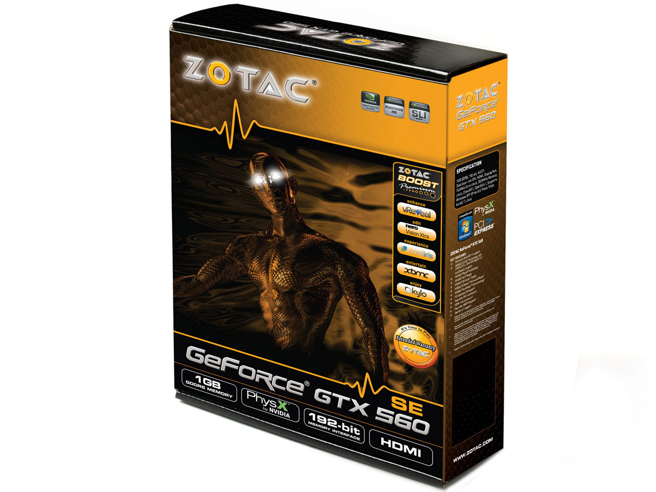 ZOTAC GeForce GTX 560 SE ZT-50901-10M [PCIExp 1GB]