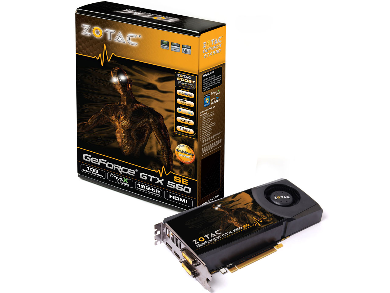 ZOTAC GeForce GTX 560 SE ZT-50901-10M [PCIExp 1GB] �̐��i�摜