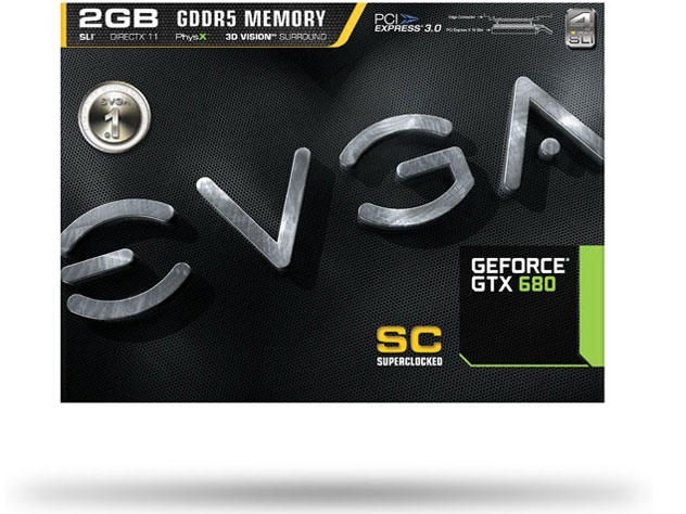 GeForce GTX 680 Superclocked 02G-P4-2682-KR [PCIExp 2GB]