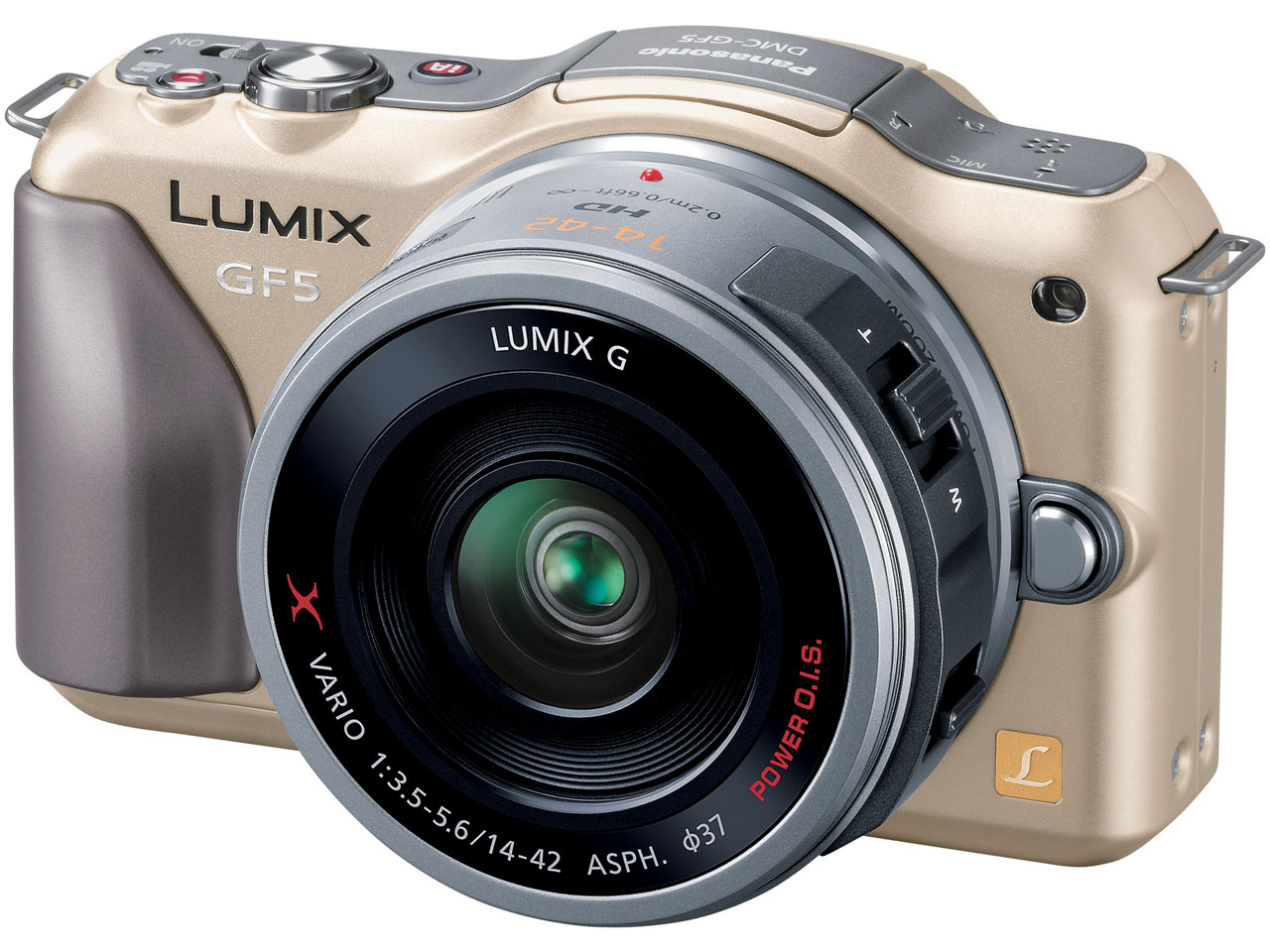LUMIX DMC-GF5X-N �d���Y�[�������Y�L�b�g [�V�����p���S�[���h]