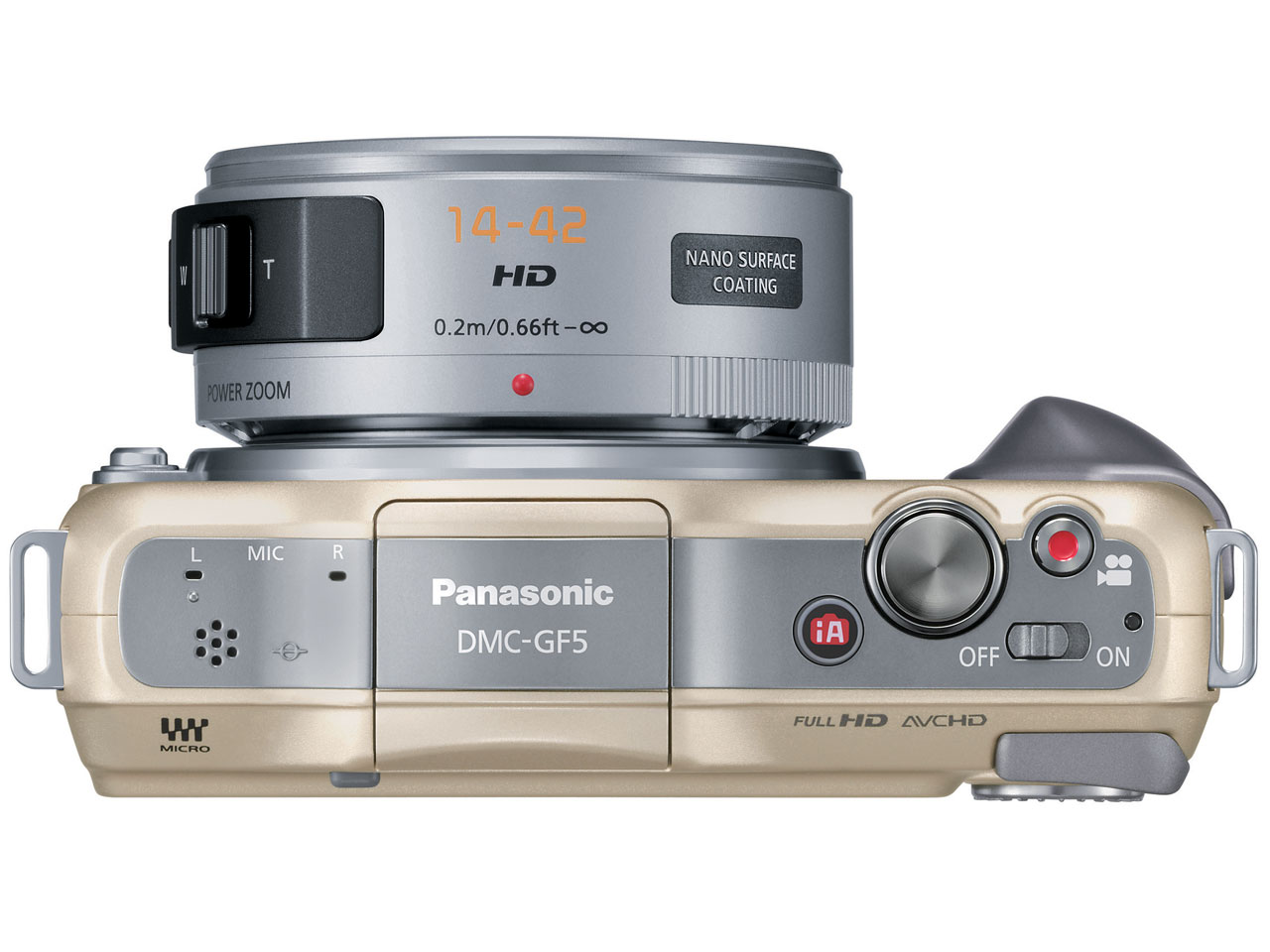 LUMIX DMC-GF5X-N �d���Y�[�������Y�L�b�g [�V�����p���S�[���h]