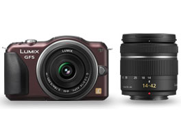 LUMIX DMC-GF5W-T �_�u�������Y�L�b�g [�Z���V���A���u���E��] �̐��i�摜