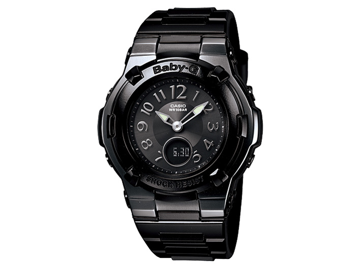 CASIO Baby-G BGA-1110 電波ソーラー中古品 ブラック - メルカリ