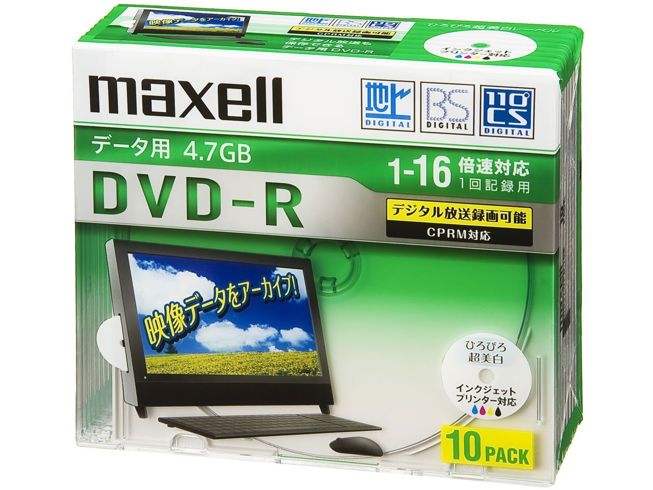 DRD47WPD.10S [DVD-R 16�{�� 10���g]