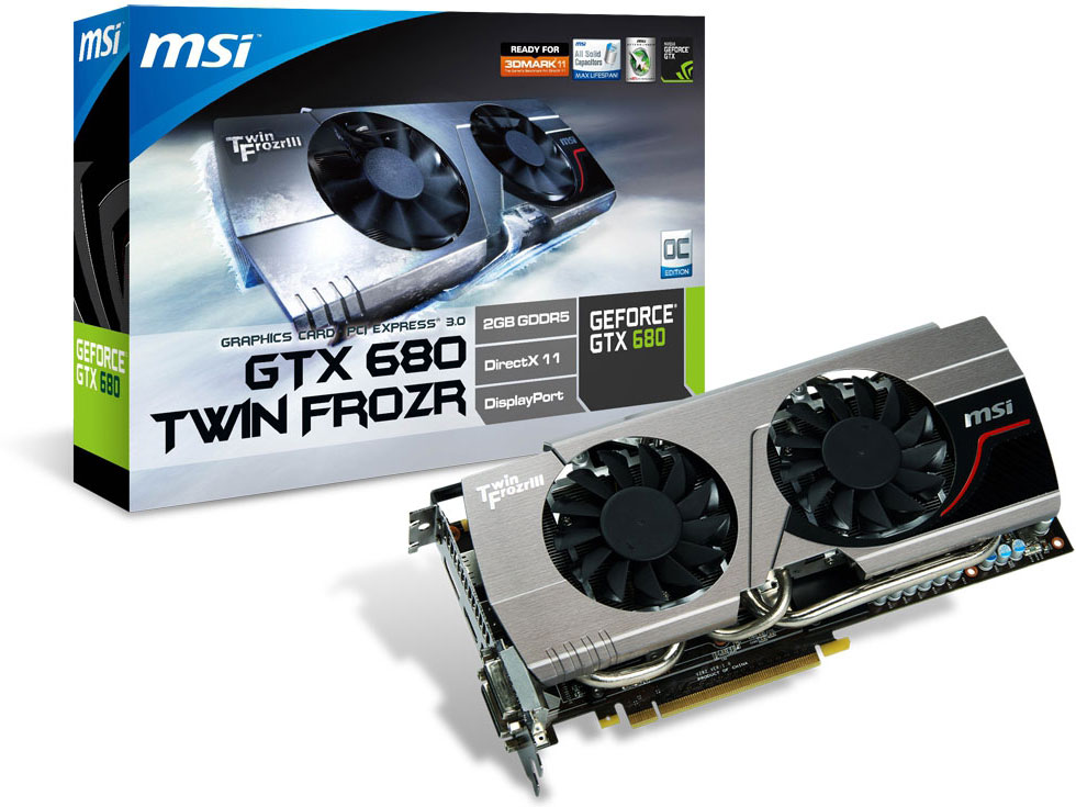 N680GTX Twin Frozr 2GD5/OC [PCIExp 2GB] �̐��i�摜