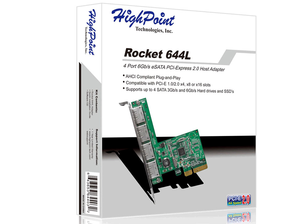 Rocket 644L [eSATA/RAID]
