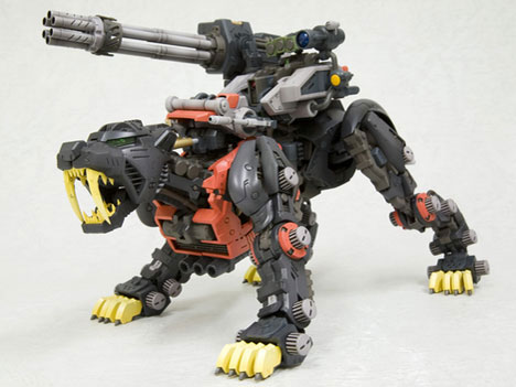 コトブキヤ HMMシリーズ ZOIDS 1/72 EZ-016 セイバータイガー シュバルツ仕様