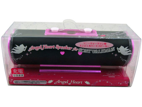 Angel Heart Speaker for SONY WALKMAN BS-SWSPHEART/BK [�u���b�N]