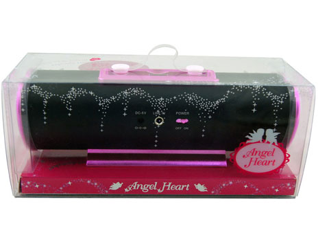 Angel Heart Speaker for SONY WALKMAN BS-SWSPHEART/BK [�u���b�N]