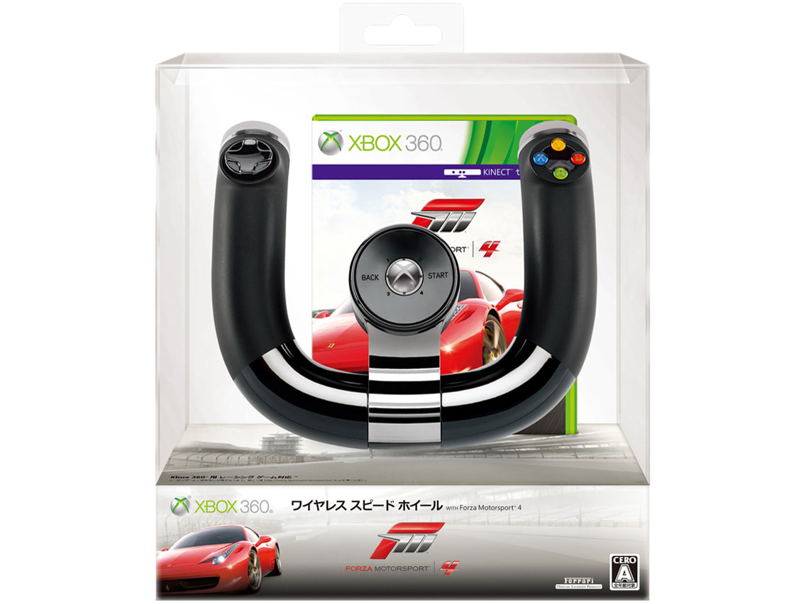 Xbox 360 ���C�����X �X�s�[�h �z�C�[�� WITH Forza Motorsport 4 2ZJ-00027 �̐��i�摜