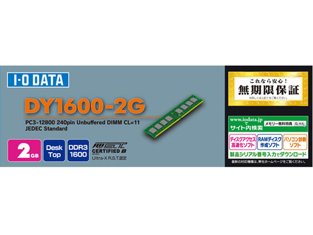 DY1600-2G [DDR3 PC3-12800 2GB]
