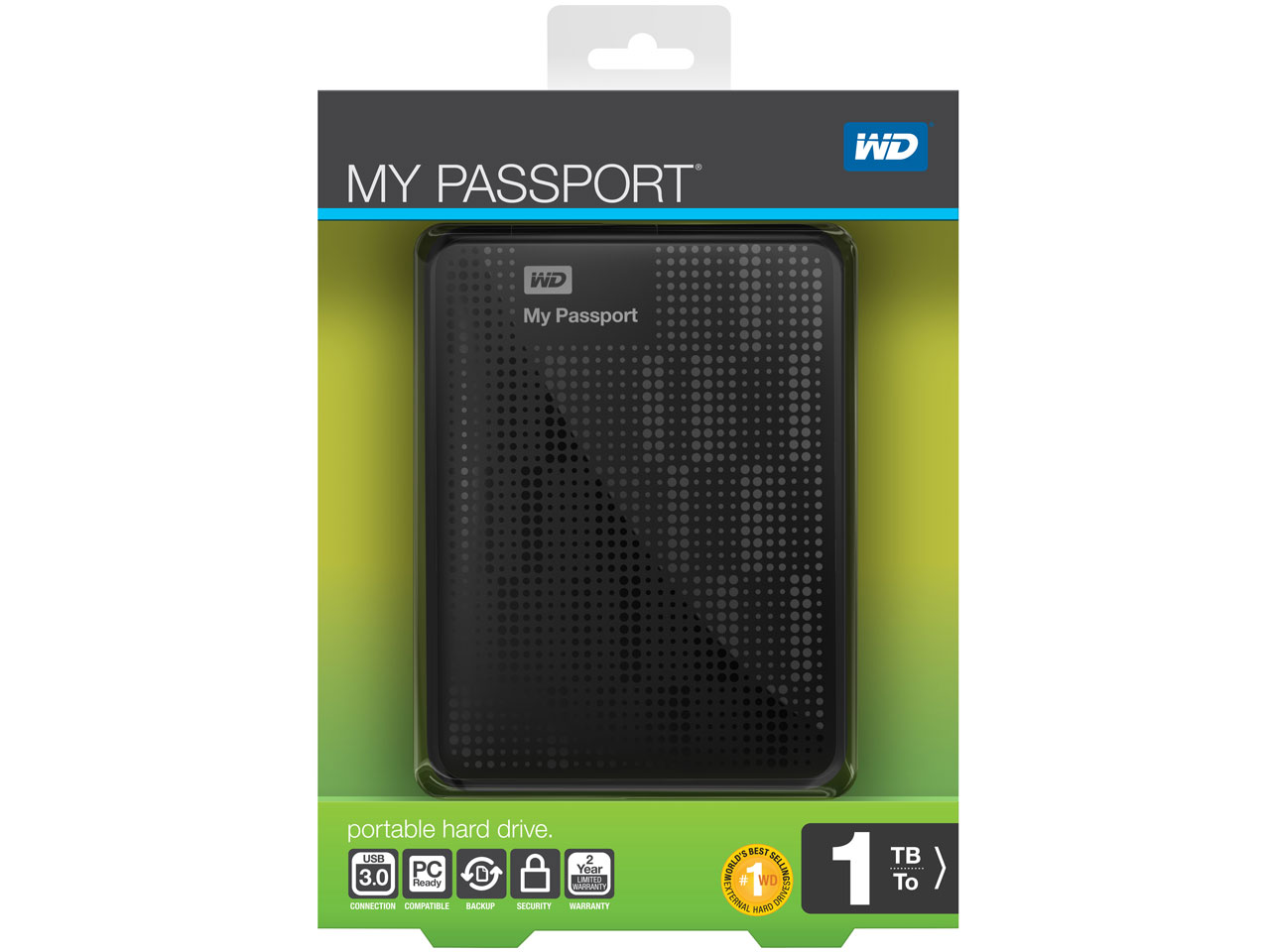My Passport WDBBEP0010BBK [�u���b�N]