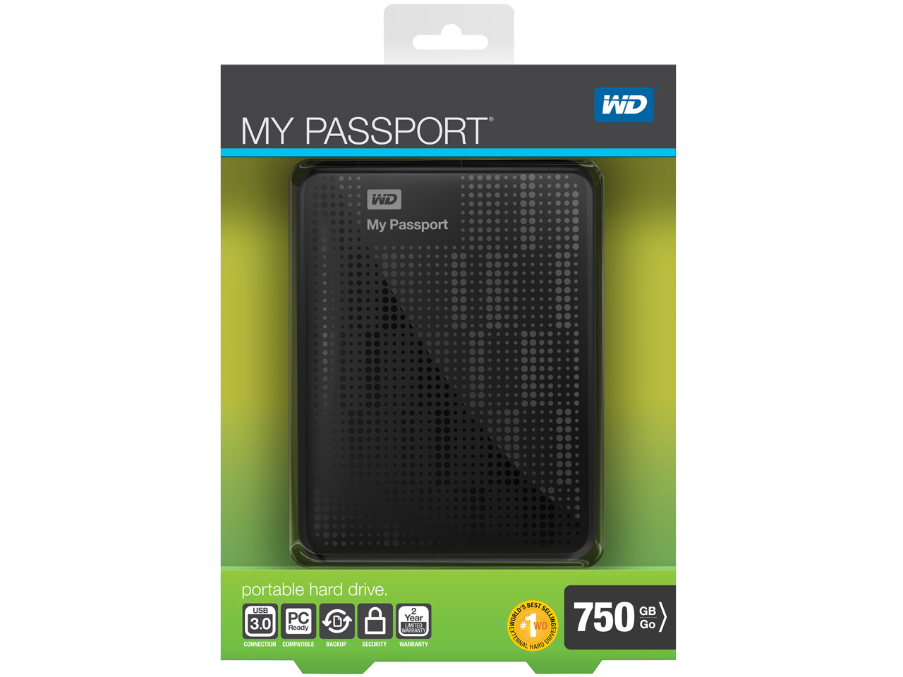 My Passport WDBBEP7500ABK [�u���b�N]