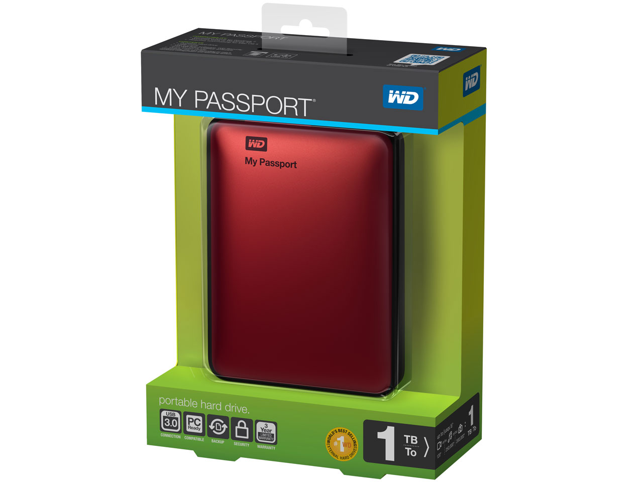 My Passport WDBBEP0010BRD [���^���b�N���b�h]