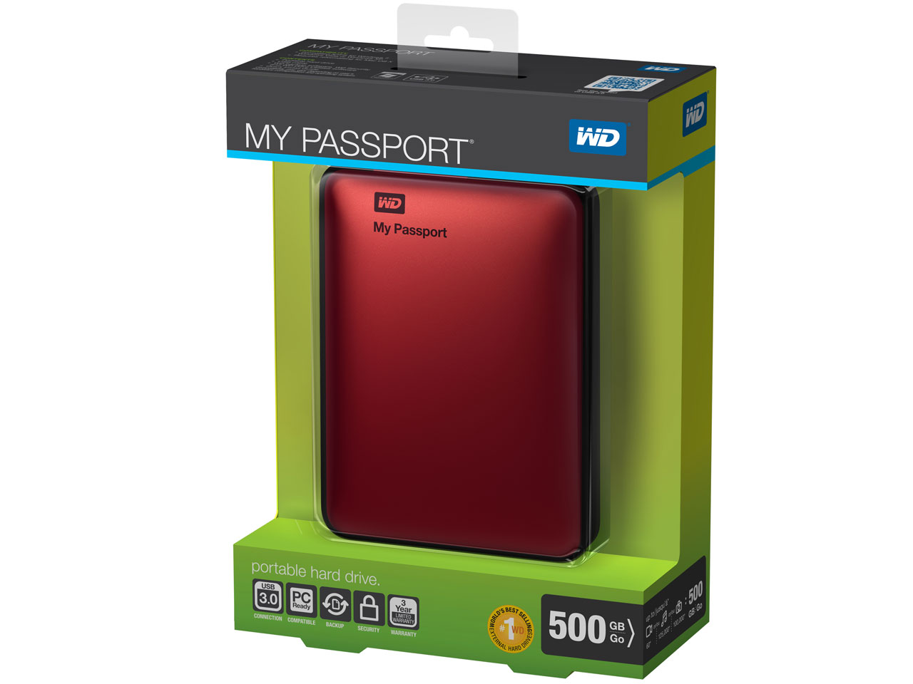 My Passport WDBKXH5000ARD [���^���b�N���b�h]