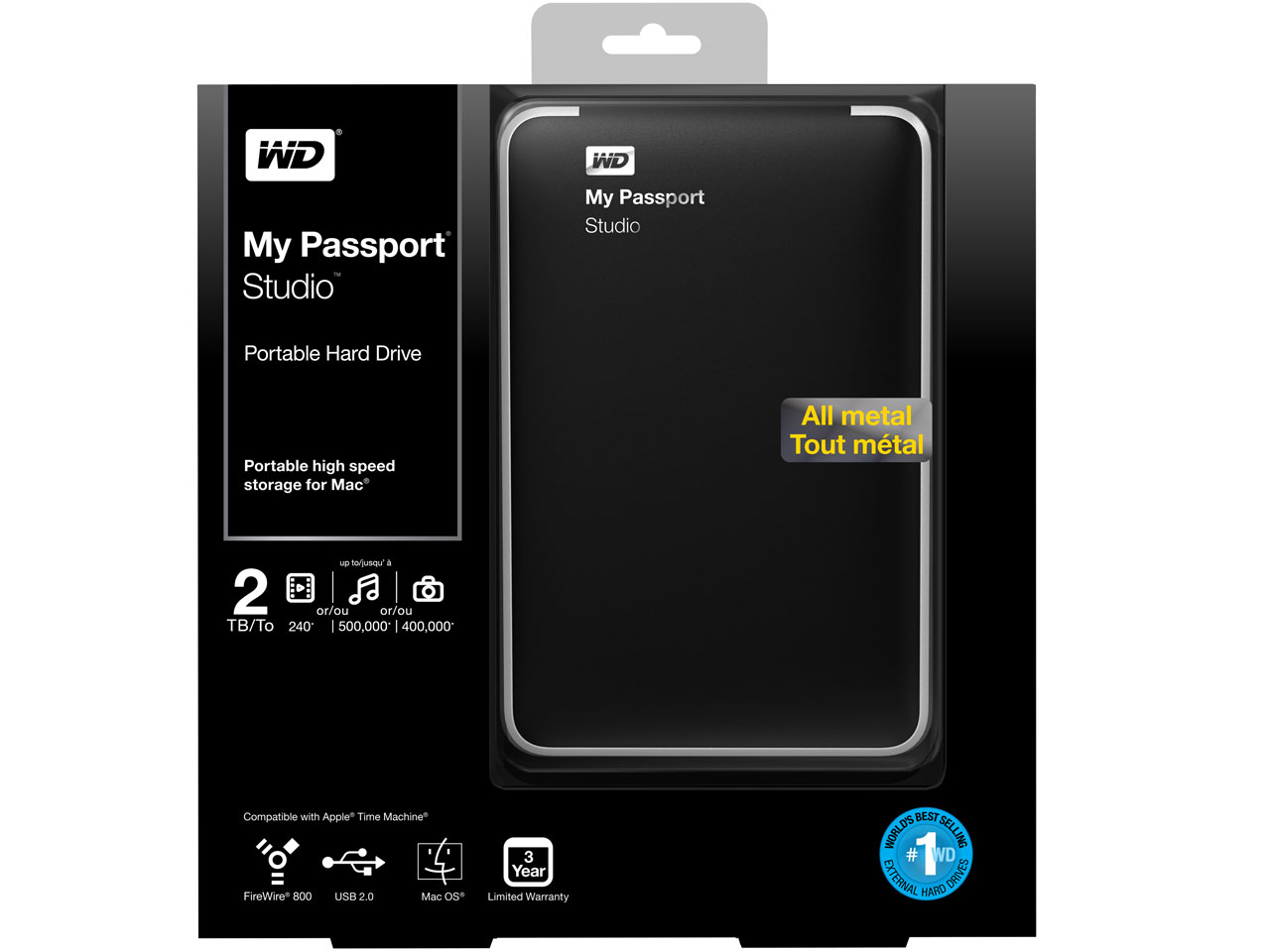 My Passport Studio WDBS8P0020BBK