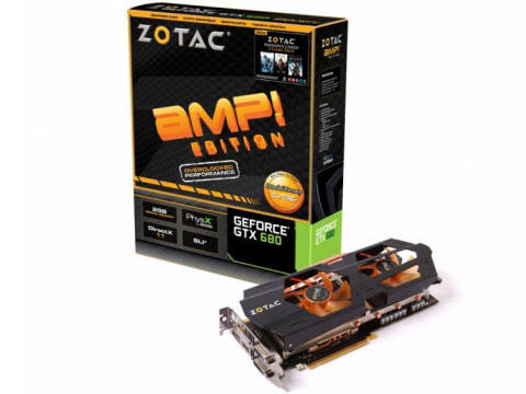 ZOTAC GeForce GTX 680 AMP! Edition ZT-60102-10P [PCIExp 2GB] �̐��i�摜