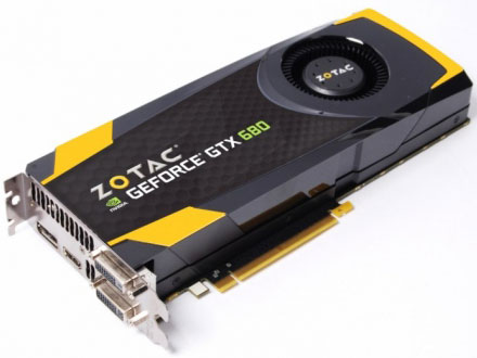 ZOTAC GeForce GTX 680 4GB ZT-60103-10P [PCIExp 4GB]