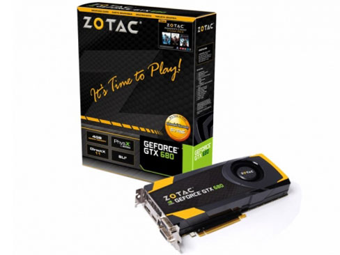 ZOTAC GeForce GTX 680 4GB ZT-60103-10P [PCIExp 4GB] �̐��i�摜