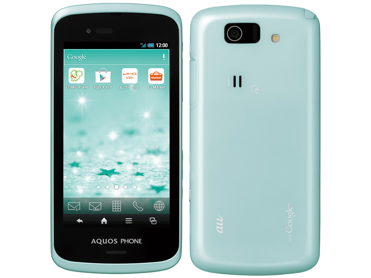 AQUOS PHONE SL IS15SH au [�~���g�u���[] �̐��i�摜