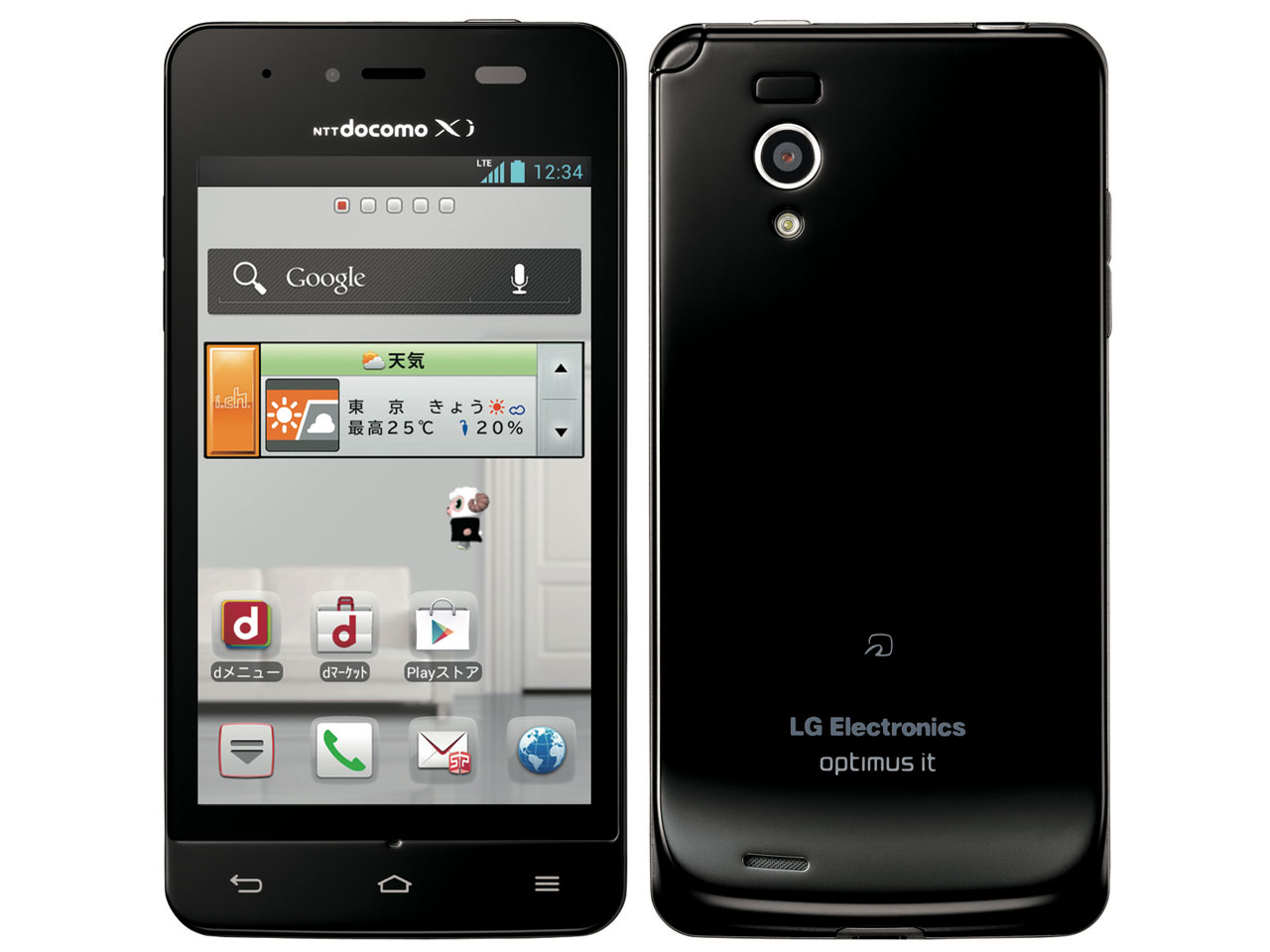 Optimus it L-05D docomo [Black] �̐��i�摜