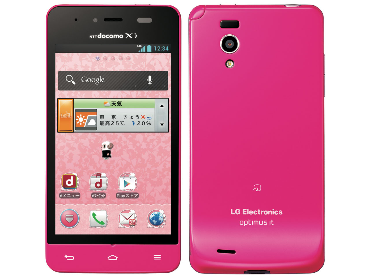 Optimus it L-05D docomo [Pink] �̐��i�摜