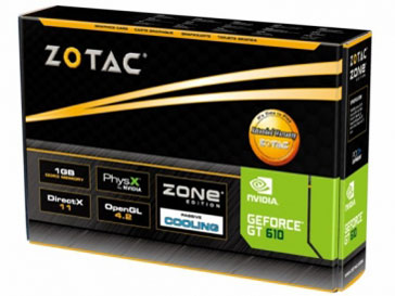 ZOTAC GeForce GT 610 ZONE Edition ZT-60603-20L [PCIExp 1GB]