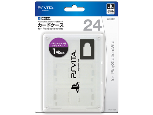 �J�[�h�P�[�X24 for PS VITA PSV-021 [�z���C�g] �̐��i�摜