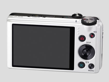 HIGH SPEED EXILIM EX-ZR300WE [�z���C�g]