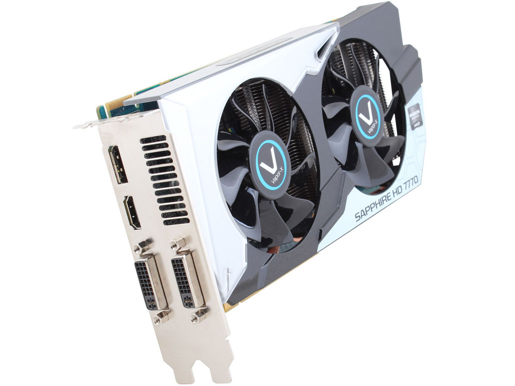 SAPPHIRE VAPOR-X HD7770 GHZ EDITION 1G GDDR5 PCI-E DVI-I/DVI-D/HDMI/DP OC [PCIExp 1GB]