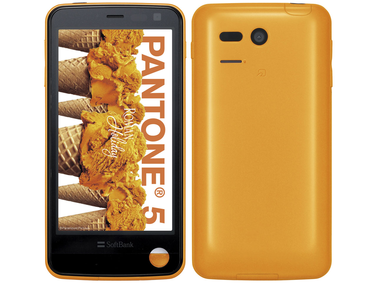 PANTONE 5 107SH SoftBank [���[�}���I�����W] �̐��i�摜