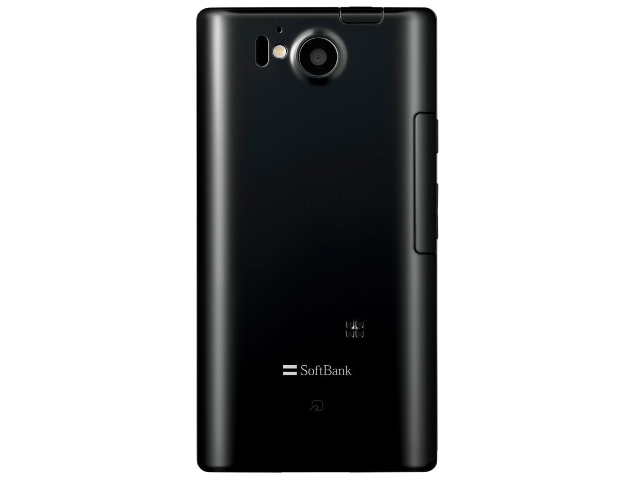 『本体 背面』 AQUOS PHONE Xx 106SH SoftBank [ブラック] の製品画像