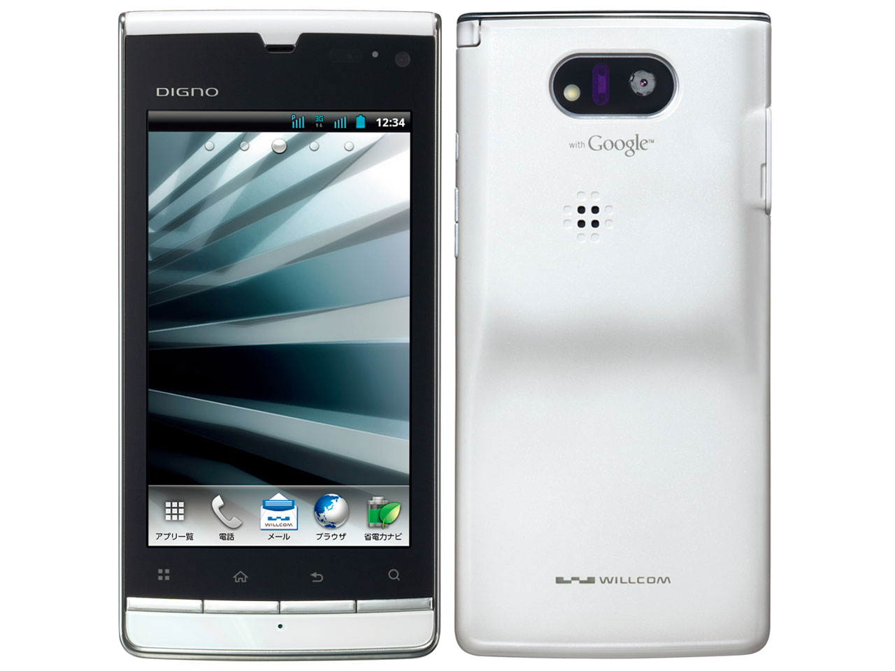 DIGNO DUAL WX04K WILLCOM [�z���C�g] �̐��i�摜