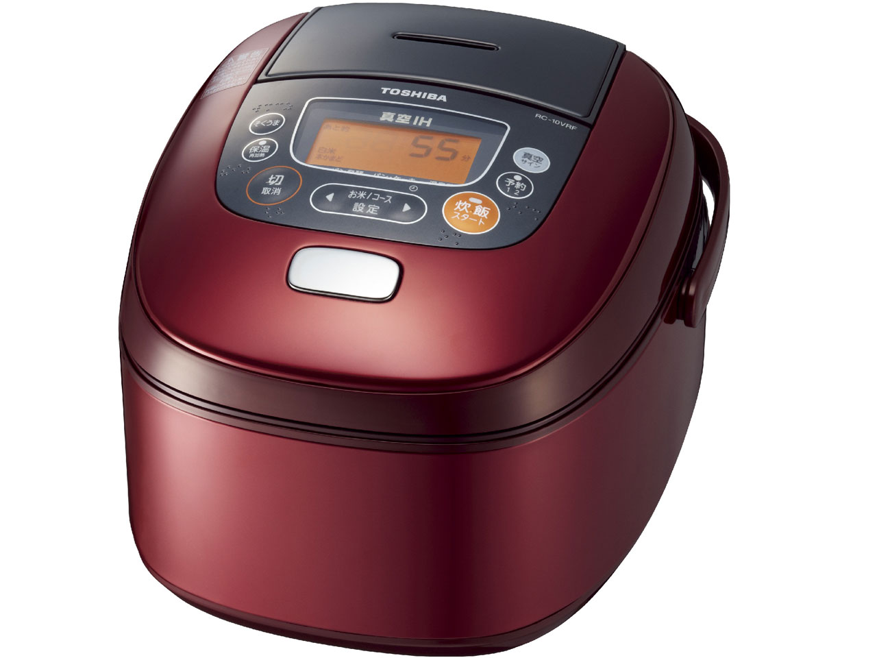 東芝 真空IHジャー炊飯器レッド 真空かまど炊きRC-10VRH-R Amazon | 真空IH RC-10VRK(R) グランレッド | 東芝(TOSHIBA