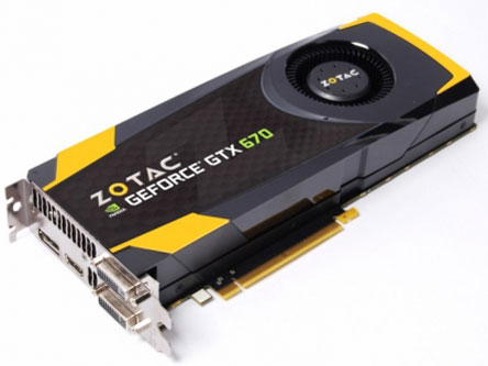 ZOTAC GeForce GTX 670 4GB ZT-60303-10P [PCIExp 4GB]